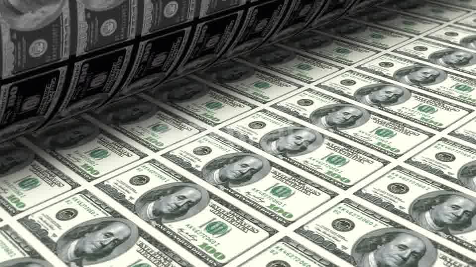 Money Printing Dollar Bills Videohive 22561054 Motion Graphics Image 11