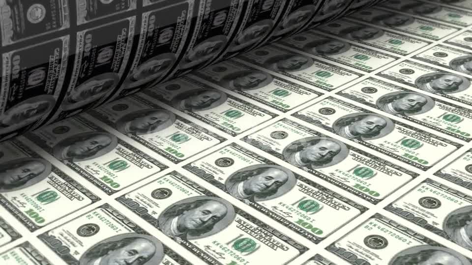 Money Printing Dollar Bills Videohive 22561054 Motion Graphics Image 7