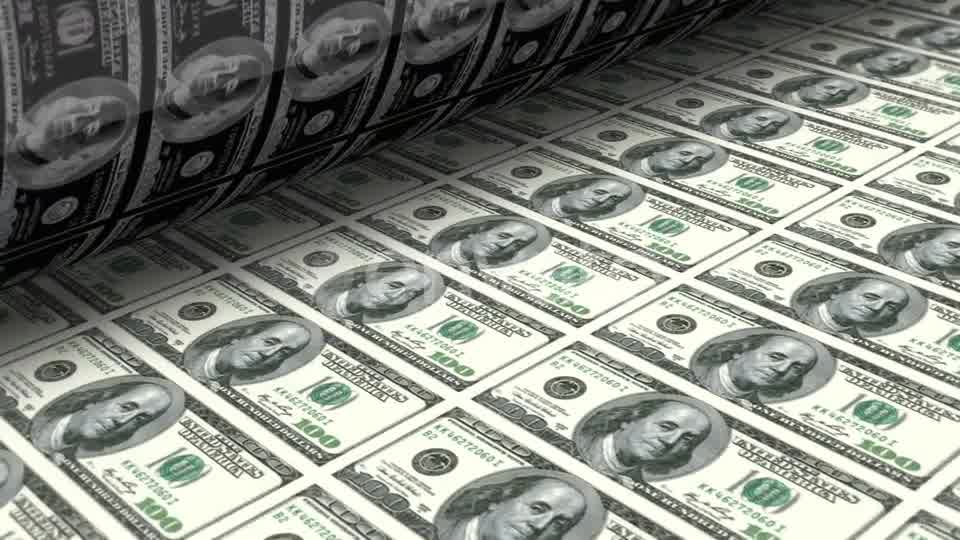Money Printing Dollar Bills Videohive 22561054 Motion Graphics Image 9