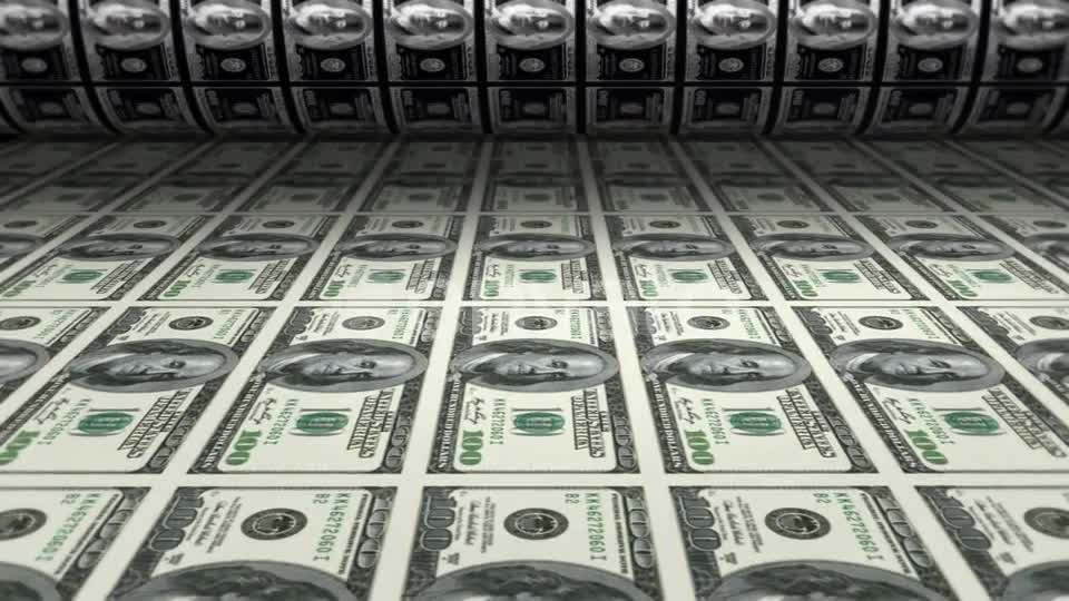 Money Printing Dollars Videohive 22633181 Motion Graphics Image 7