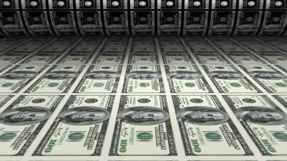 Money Printing Dollars Videohive 22633181 Motion Graphics Image 9