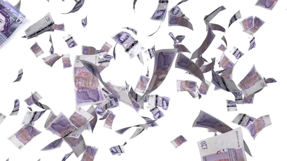 Money Rain British Pounds Videohive 23002126 Motion Graphics Image 2