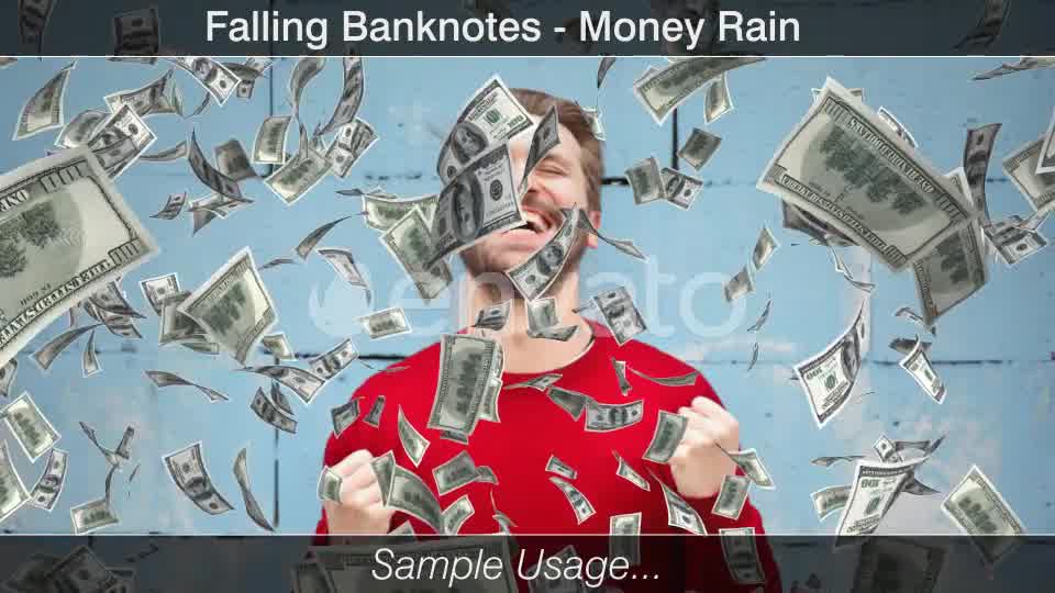 Money Rain Dollars Falling Videohive 22811739 Motion Graphics Image 10