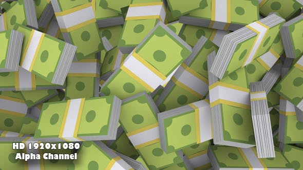 Money Stack Transition 2 - Download Videohive 20116706