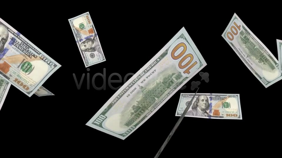 Money Vortex New 100 USD Bills Videohive 7212356 Motion Graphics Image 10