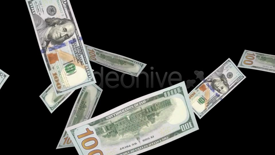 Money Vortex New 100 USD Bills Videohive 7212356 Motion Graphics Image 3