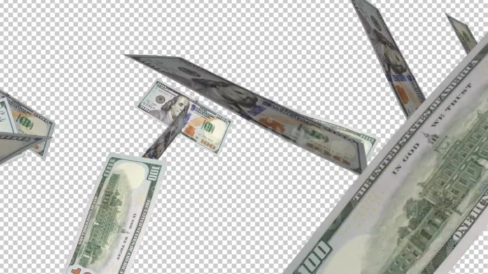 Money Vortex New 100 USD Bills Videohive 7212356 Motion Graphics Image 4