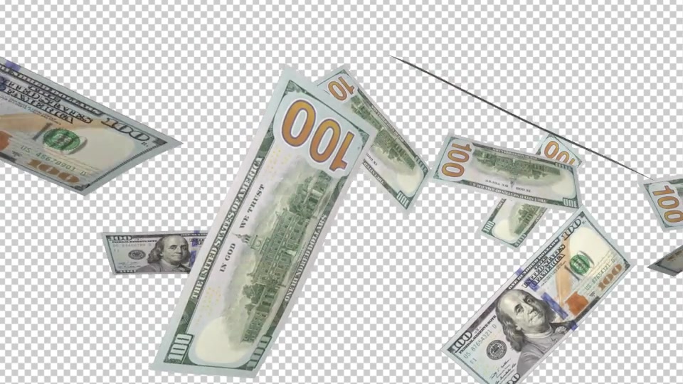 Money Vortex New 100 USD Bills Videohive 7212356 Motion Graphics Image 6