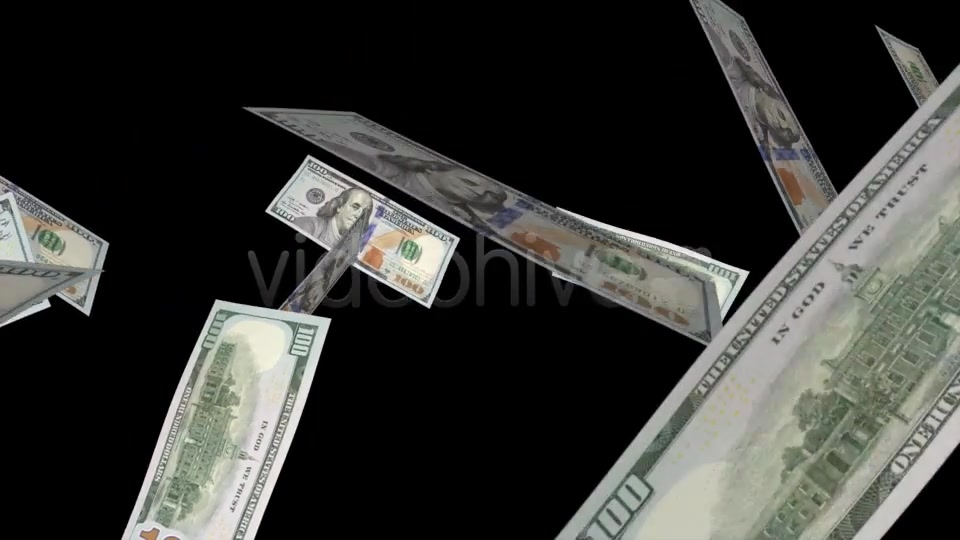 Money Vortex New 100 USD Bills Videohive 7212356 Motion Graphics Image 9