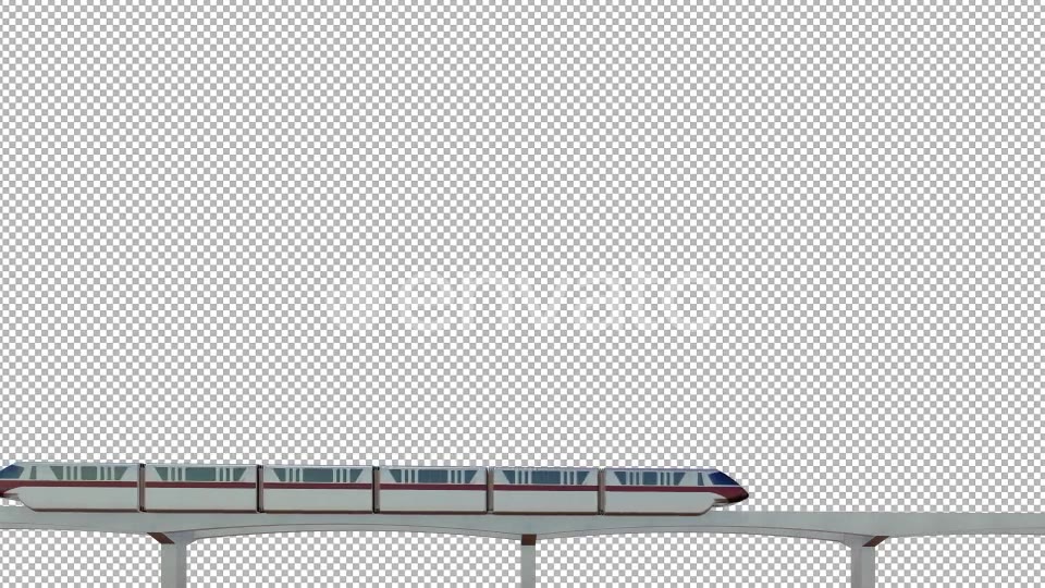 Monorail Train Speed Train Videohive 22060470 Motion Graphics Image 3