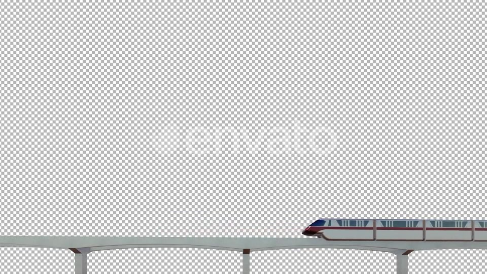 Monorail Train Speed Train Videohive 22060470 Motion Graphics Image 4