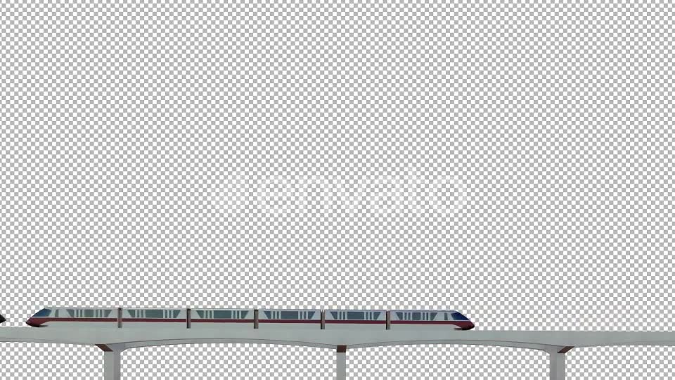 Monorail Train Speed Train Videohive 22060470 Motion Graphics Image 6