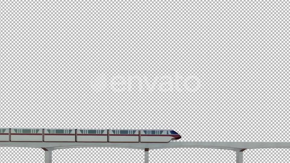 Monorail Train Speed Train Videohive 22060470 Motion Graphics Image 7