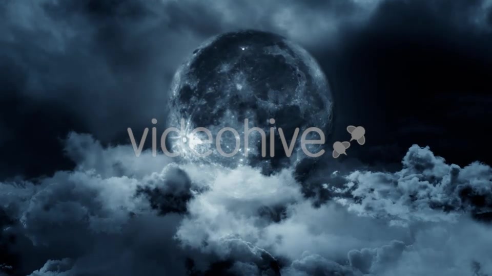 Moon and Clouds at Night Videohive 19893749 Motion Graphics Image 10