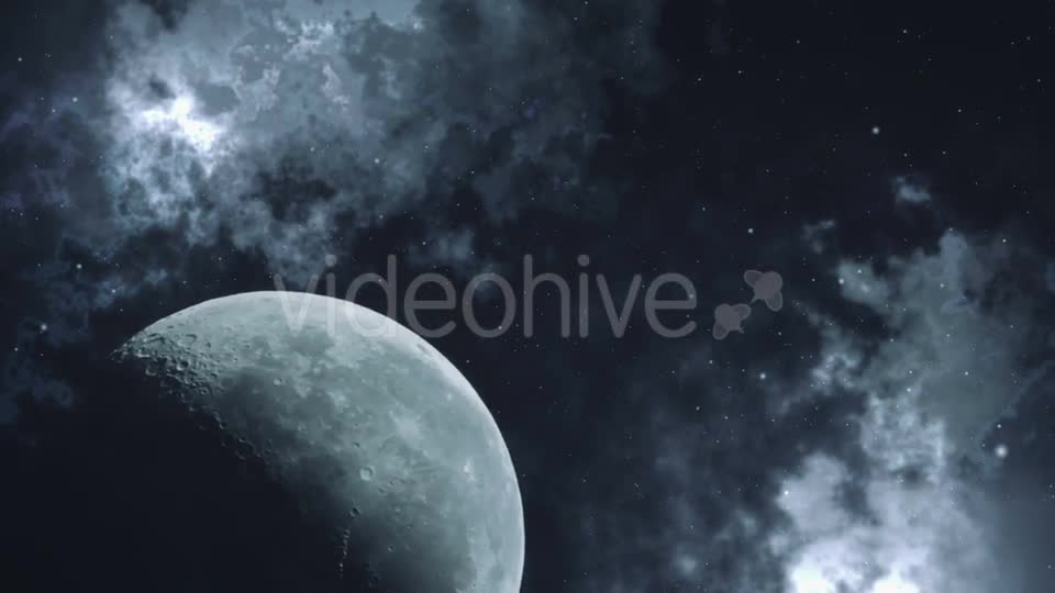 Moon In Cosmos Videohive 18118616 Motion Graphics Image 1