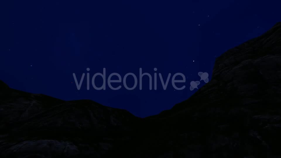 Moon Night Sky and Time lapse Mountain Clouds Videohive 19285607 Motion Graphics Image 1
