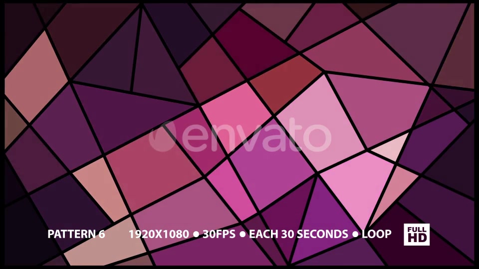 Mosaic Pattern Background Videohive 23717087 Motion Graphics Image 5
