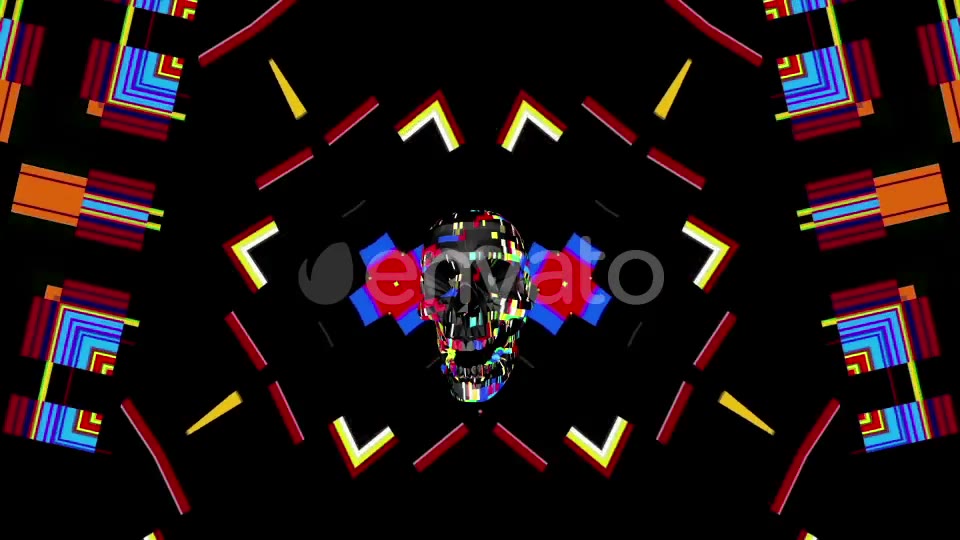 Mosaic Skull Videohive 21759274 Motion Graphics Image 4