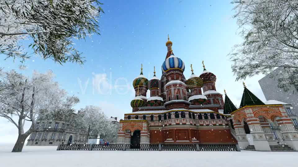 Moscow City and Snow Videohive 19456263 Motion Graphics Image 1