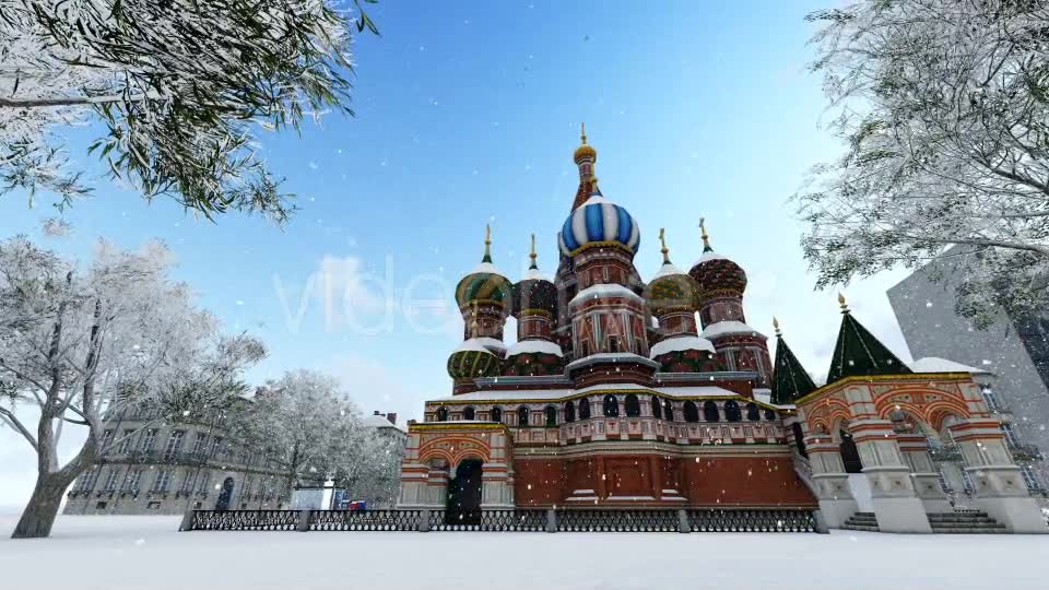 Moscow City and Snow Videohive 19456263 Motion Graphics Image 2
