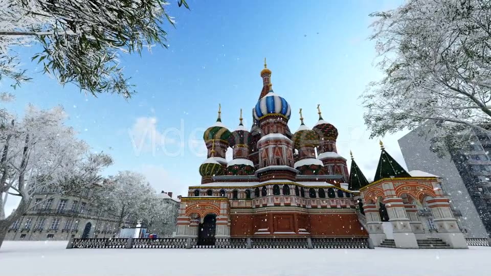 Moscow City and Snow Videohive 19456263 Motion Graphics Image 3