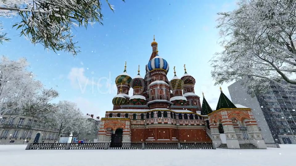 Moscow City and Snow Videohive 19456263 Motion Graphics Image 4