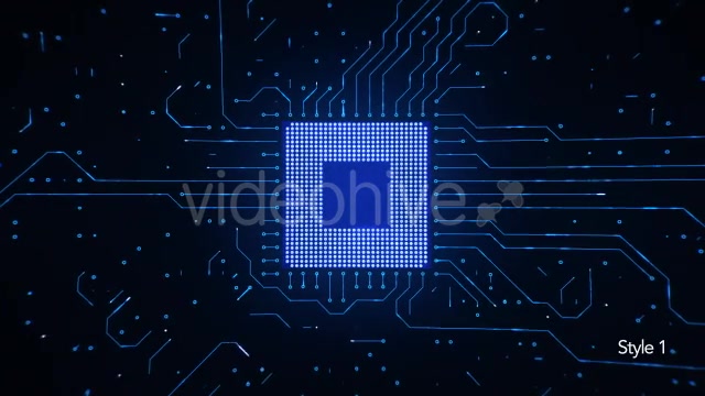 Motherboard CPU Circuits Videohive 19772992 Motion Graphics Image 4