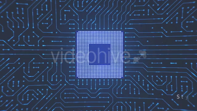 Motherboard CPU Circuits Videohive 19772992 Motion Graphics Image 7