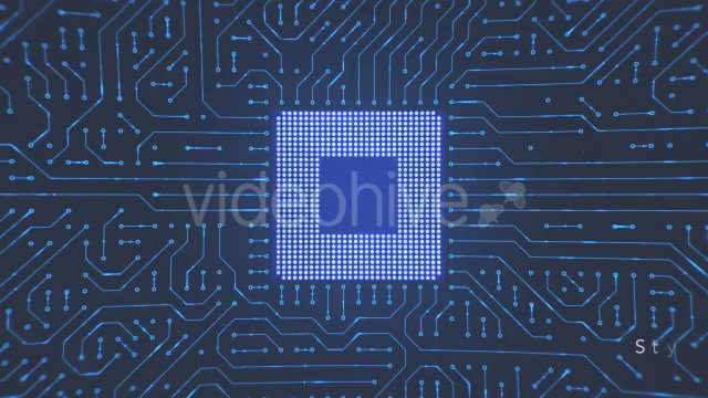 Motherboard CPU Circuits 4k Videohive 19773034 Motion Graphics Image 7