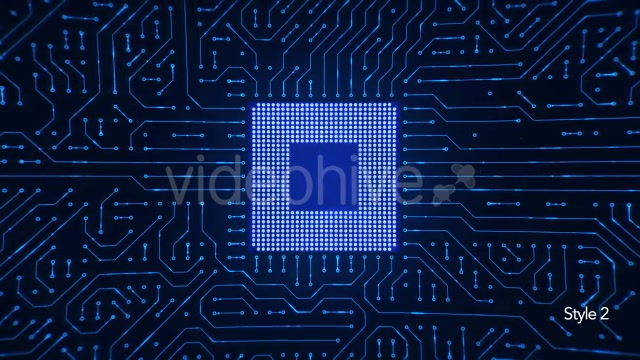 Motherboard CPU Circuits 4k Videohive 19773034 Motion Graphics Image 8