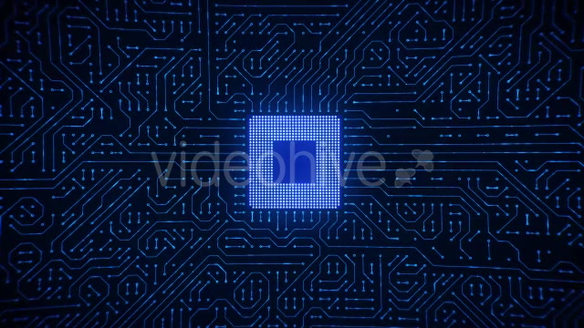 Motherboard CPU Circuits Loop 4k Videohive 19773307 Motion Graphics Image 10