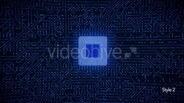 Motherboard CPU Circuits Loop 4k Videohive 19773307 Motion Graphics Image 9