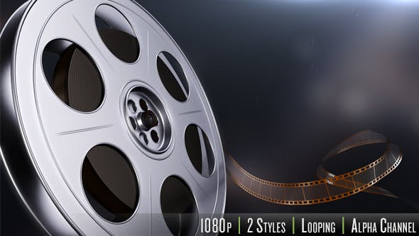 Motion Picture Film Reel 2 Styles - 9994128 Videohive Download