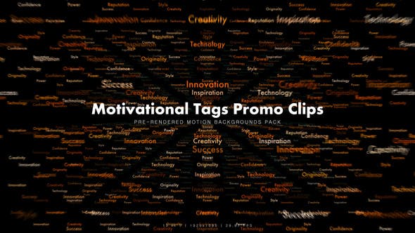 Motivational Tags Promo - Download Videohive 9847098