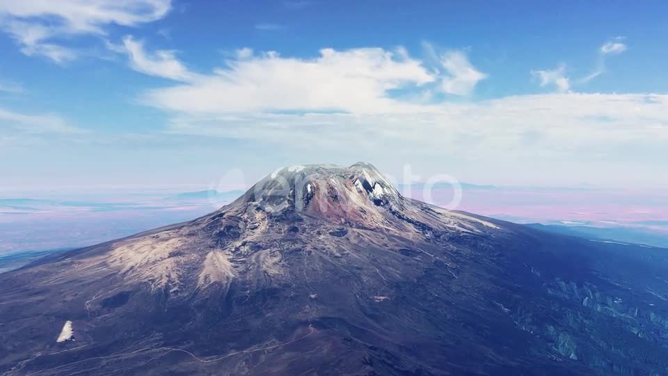 Mount Kilimanjaro Aerial View Videohive 22888319 Motion Graphics Image 1