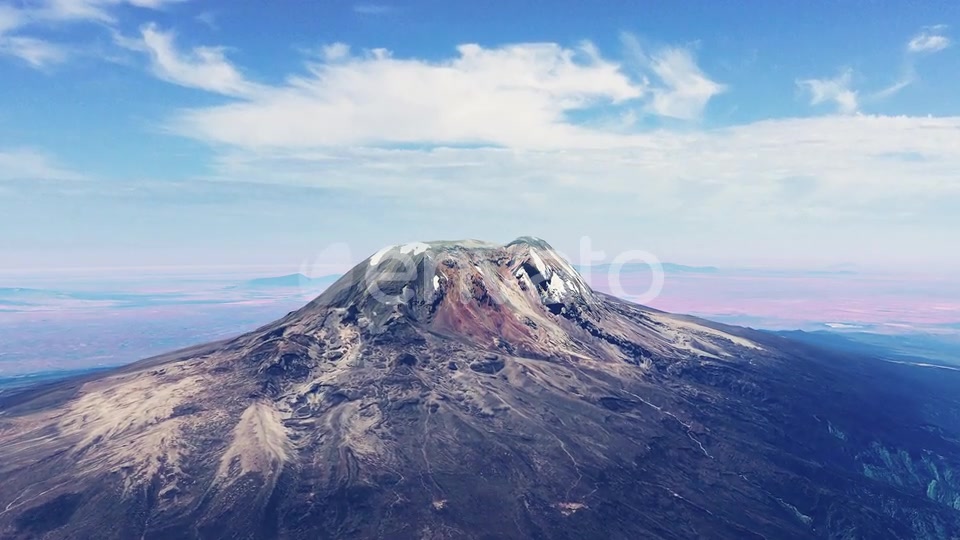 Mount Kilimanjaro Aerial View Videohive 22888319 Motion Graphics Image 3