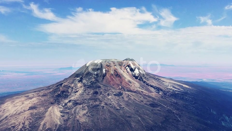 Mount Kilimanjaro Aerial View Videohive 22888319 Motion Graphics Image 4