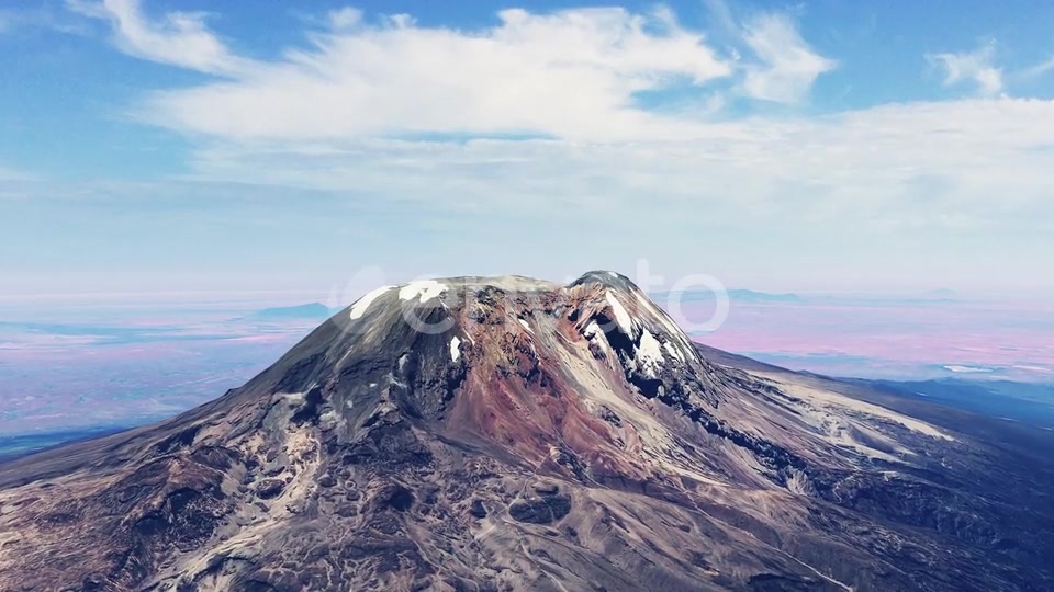 Mount Kilimanjaro Aerial View Videohive 22888319 Motion Graphics Image 6