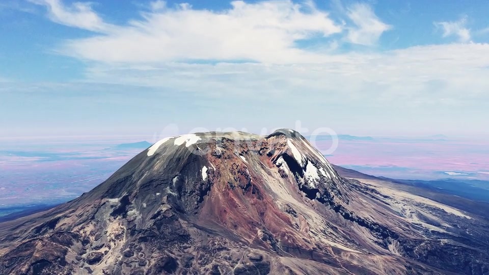 Mount Kilimanjaro Aerial View Videohive 22888319 Motion Graphics Image 7