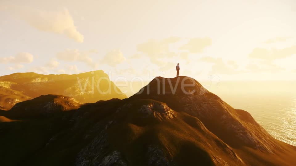 Mountain and Businessman Videohive 19295655 Motion Graphics Image 1