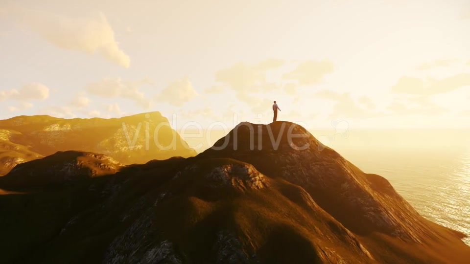 Mountain and Businessman Videohive 19295655 Motion Graphics Image 2