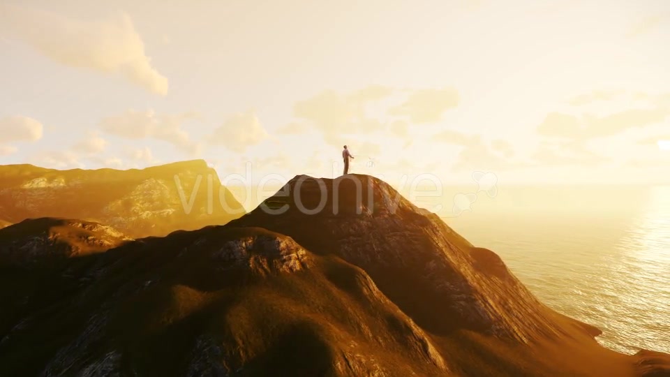 Mountain and Businessman Videohive 19295655 Motion Graphics Image 4