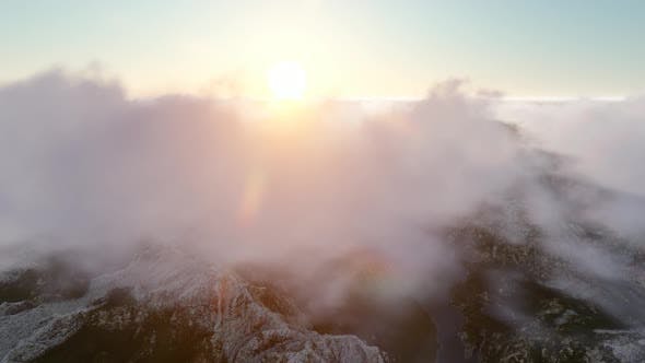 Mountain and High Clouds - Videohive Download 22577487