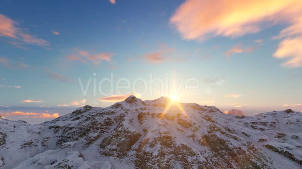 Mountain and Time lapse Sun Clouds Videohive 19285557 Motion Graphics Image 1