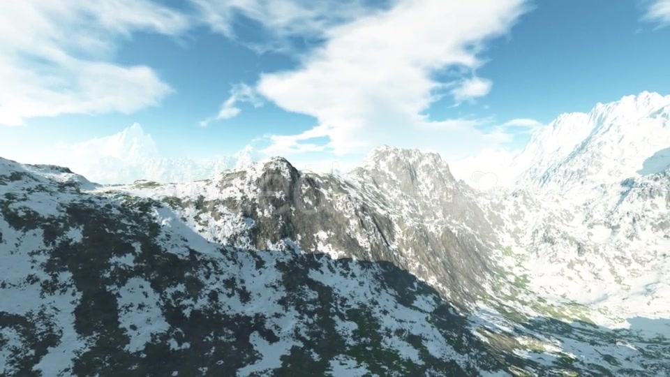 Mountains in Snow and Blue Sky Videohive 19397080 Motion Graphics Image 10