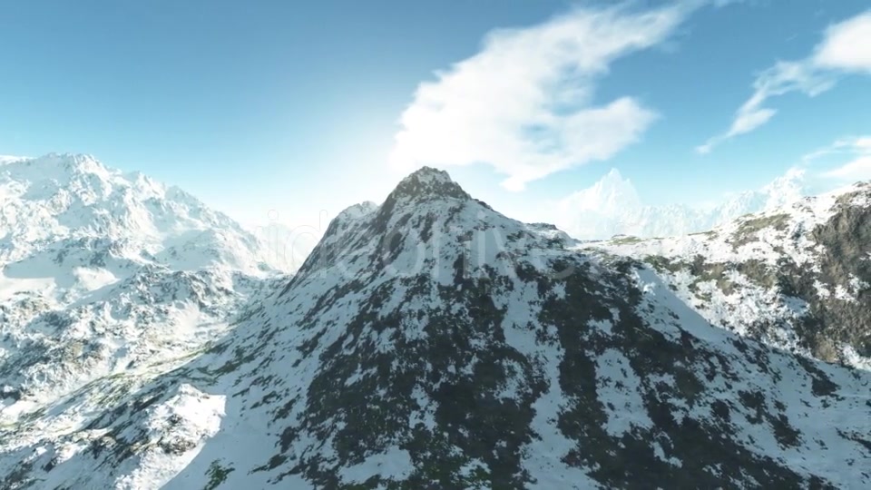 Mountains in Snow and Blue Sky Videohive 19397080 Motion Graphics Image 6
