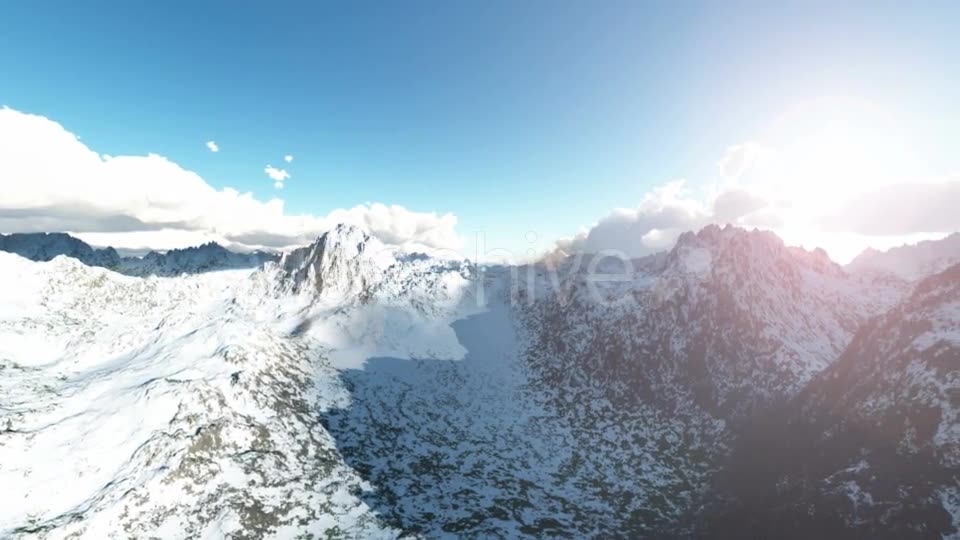 Mountains in Snow and Blue Sky Videohive 19397057 Motion Graphics Image 2