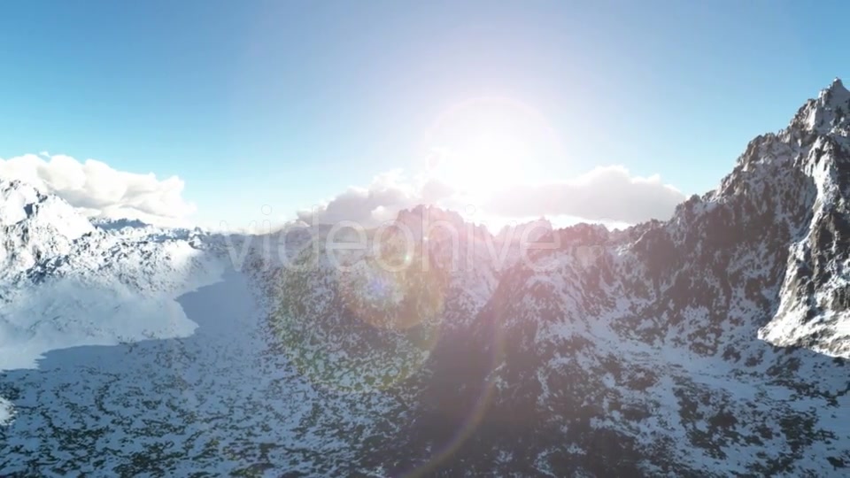 Mountains in Snow and Blue Sky Videohive 19397057 Motion Graphics Image 4
