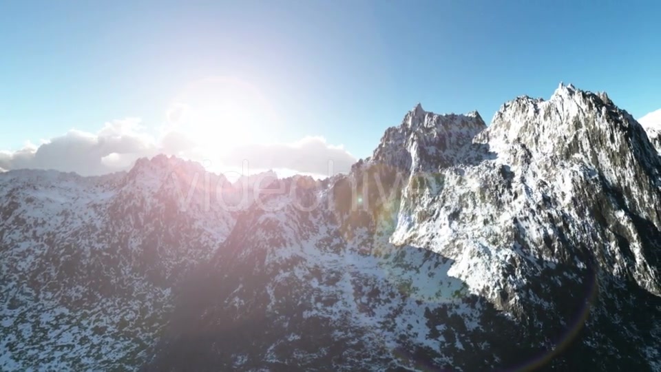 Mountains in Snow and Blue Sky Videohive 19397057 Motion Graphics Image 6