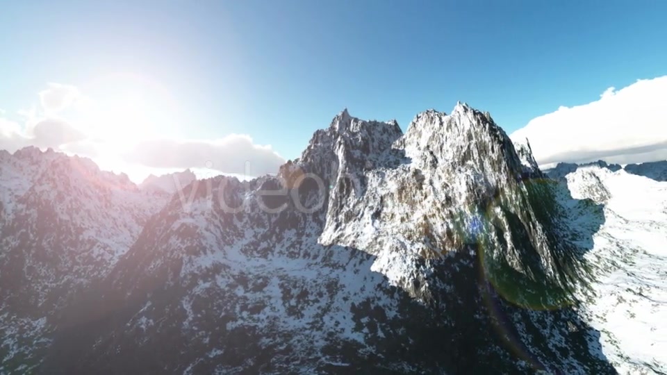 Mountains in Snow and Blue Sky Videohive 19397057 Motion Graphics Image 7